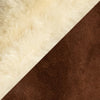 color swatch Kolby Brown Suede Shearling Long Coat